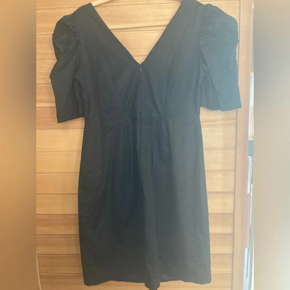 City chic Black Midi Dress Sweetheart Neckline - Picture 3 of 3